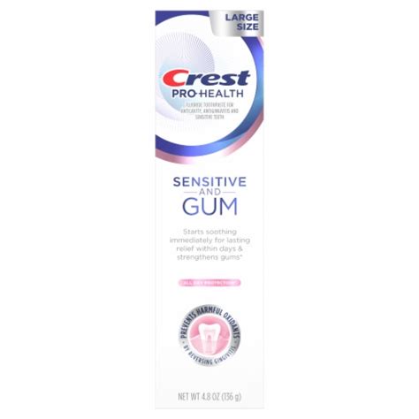 Crest Pro-Health Sensitive and Gum All Day Protection Anti cavity Toothpaste, 4.8 oz - Kroger