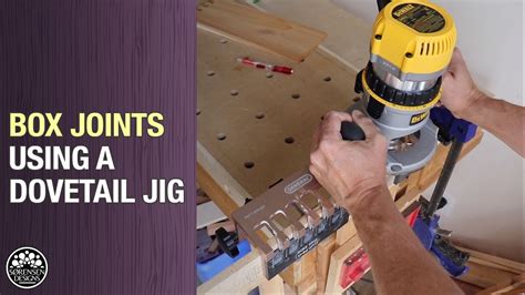 Box Joints Using a Dovetail Jig // Woodworking - YouTube