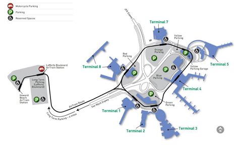 Jfk Terminal 1 Parking Map