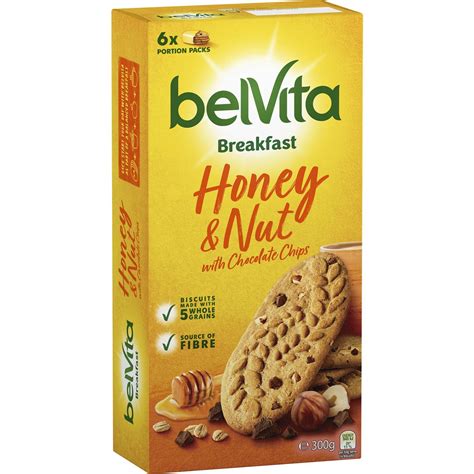 Calories in Belvita Honey and Nut Breakfast Biscuits 6 Pack calcount