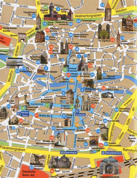 Nuremberg City Map for Tourists - iNuremberg