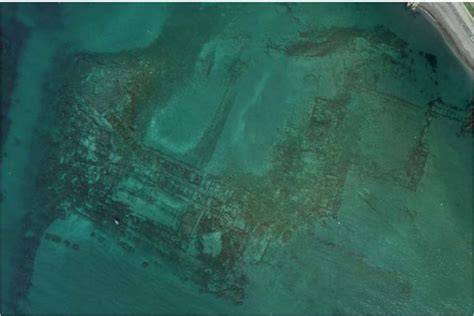 Aerial photography of the Underwater Archaeological Park of Baiae ...