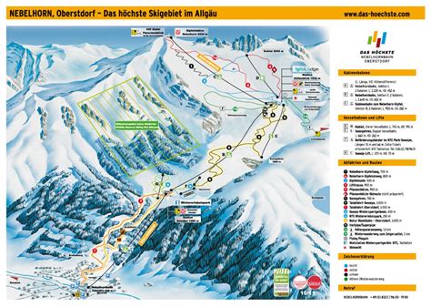 Nebelhorn, Germany Piste Maps