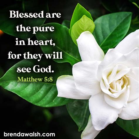 Pure in Heart - Brenda Walsh Scripture Images