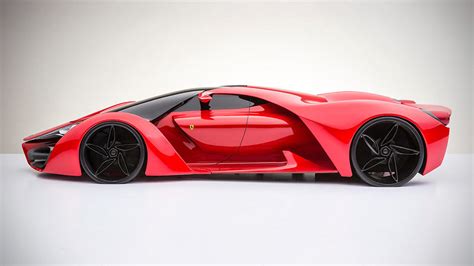 Ferrari F80 Supercar: a Stunningly Beautiful Concept That's Not a Product of Ferrari Design Studio