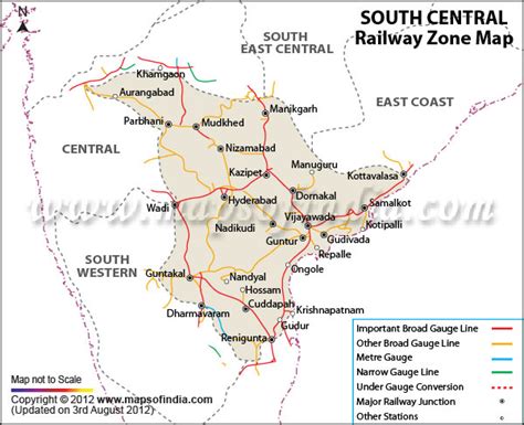 South Indian Railway Route Map - Draw A Topographic Map