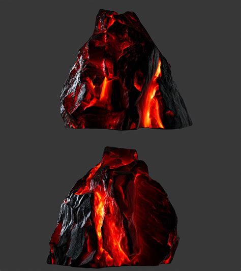 lava rocks | Concept art characters, Digital painting tutorials, Lava rock