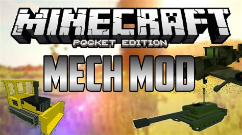 Mech Mods | Araçlar Modu | Minecraft PE 0.14.3/15.x