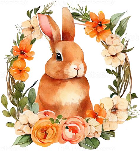 Free Easter Bunny Ears With Flower 20965447 Png With - vrogue.co