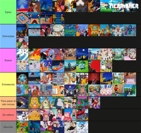 ALL Pokémon Indigo League Episodes Tier List (Community Rankings) - TierMaker