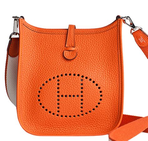 Hermès Evelyne Mini Bag TPM Classic Orange - Togo Leather | Baghunter