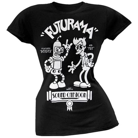 Futurama - Old Timey Bender Juniors T-Shirt | Juniors tees, Nerdy ...