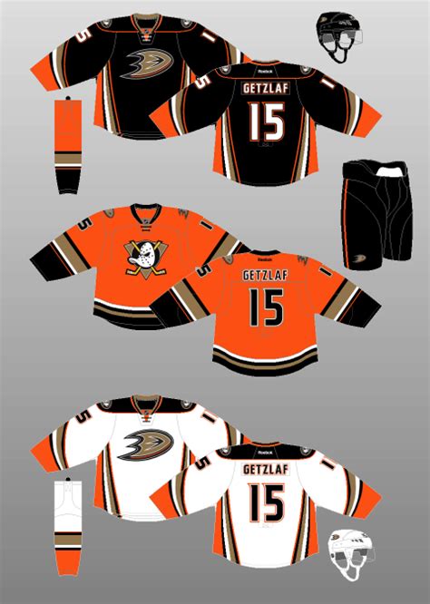 Anaheim Ducks Jersey History