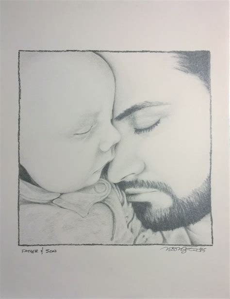 Father And Son Drawing at PaintingValley.com | Explore collection of Father And Son Drawing