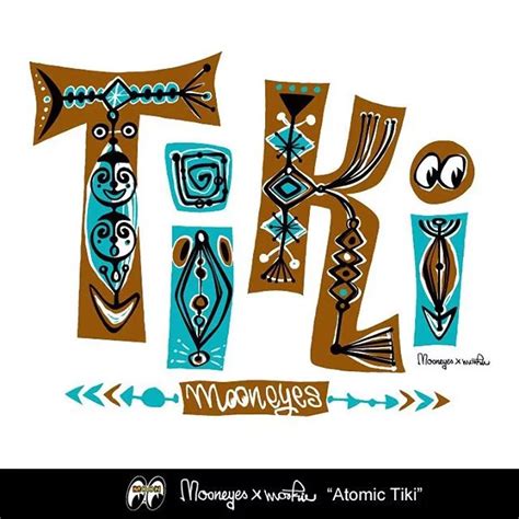 Acrylic | mookieart Blue Press, Tiki Art, Postcard Design, Small Paintings, Bubbles, Bar Ideas ...