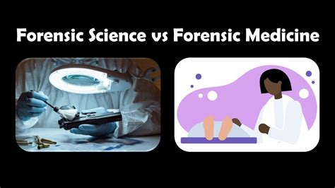 Forensic Science vs Forensic Medicine - YouTube