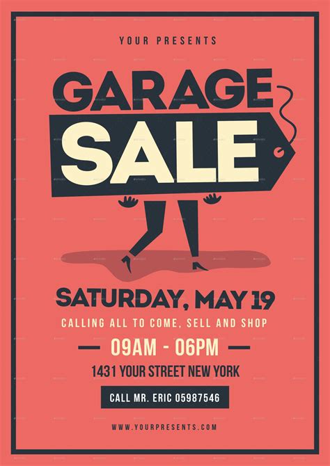 Garage Sale Flyer Template Word - Sample Professional Template