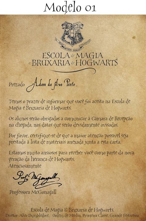 Carta Hogwarts - playfilmespanol