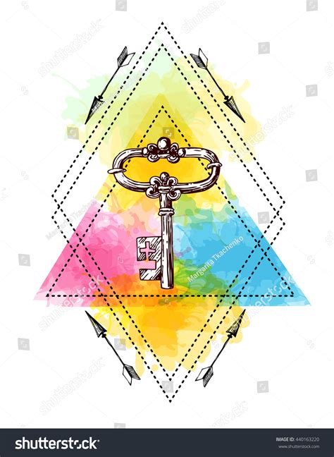 Hand Drawn Illustration Key Sketch Key Stock Vector (Royalty Free ...