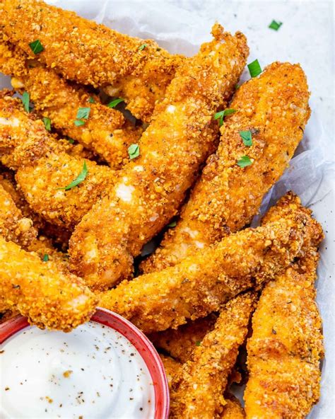 Air Fryer Chicken Fingers | Clean Food Crush