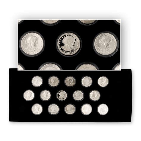 Susan B Anthony Collection 1979 - 81 & 99 - Unc & Proof - 15 coin set