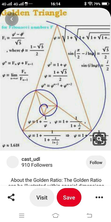 Golden Ratio | Golden triangle, Golden ratio, Fibonacci