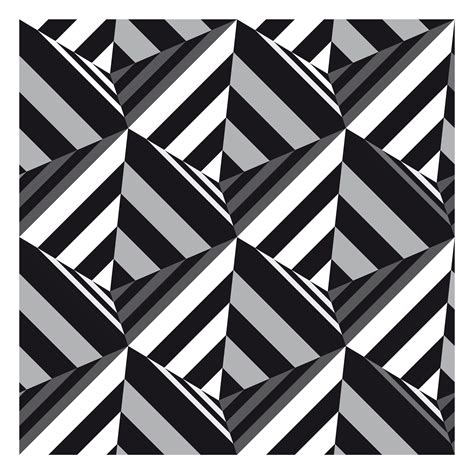 Black And White Art Grasshoppermind | Geometric shapes art, Geometric art, Optical illusions art