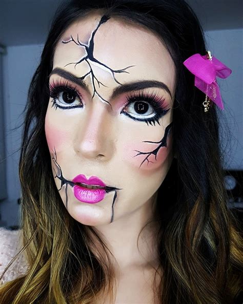 How to make halloween doll makeup | gail's blog