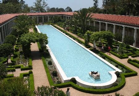 Getty Villa Gardens and Museum in Malibu