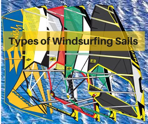 Types of Windsurfing Sails fb - How To Windsurf 101