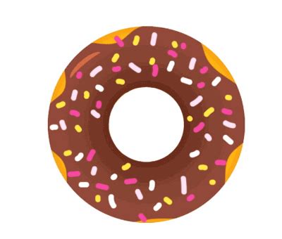 Food Clipart - doughnuts-animation - Classroom Clipart