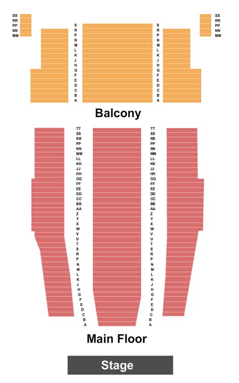 Michigan Theater Ann Arbor Seating Map | Elcho Table