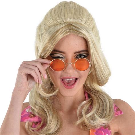 Orange Hippie Glasses | Party City