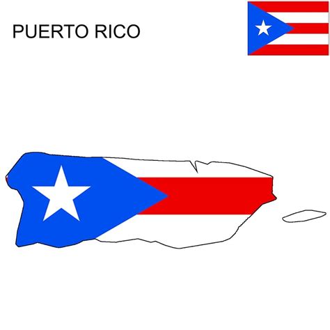 Puerto Rico Flag Map and Meaning | Mappr