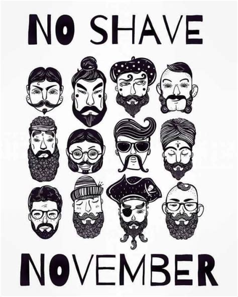 NO SHAVE NOVEMBER. No-Shave November is an… | by Shubham Sharma | Medium