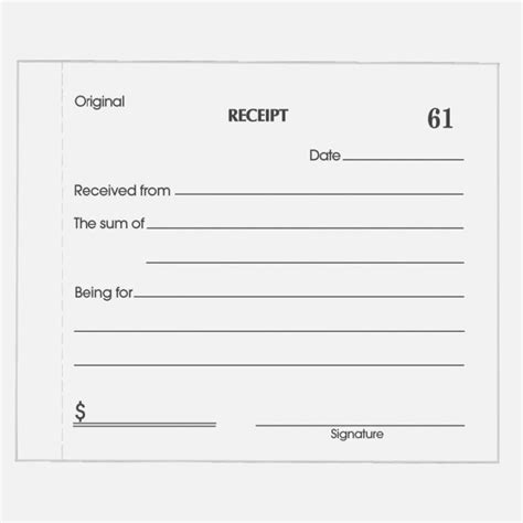 21 Printable Blank Receipt Book Template in Photoshop by Blank Receipt Book Template - Cards ...