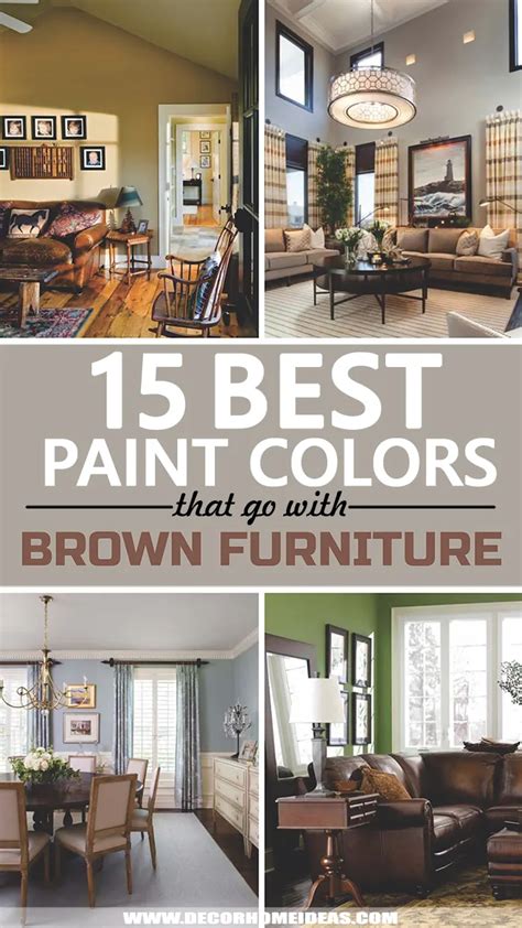 What Color Walls Go With Brown Furniture? ( 15 Best Paint Colors )