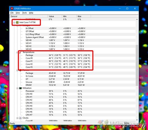 How To Monitor And Check Cpu Temperature In Windows 10 | windowbiz