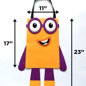 Numberblocks Costume, Halloween Costume, Birthday Costume, Characters 1 ...