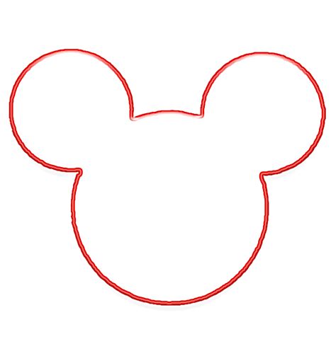 Outline Of Mickey Mouse | Free download on ClipArtMag