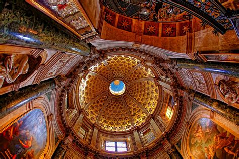 Free Photo: Marvelous Dome of Siena Cathedral Interior