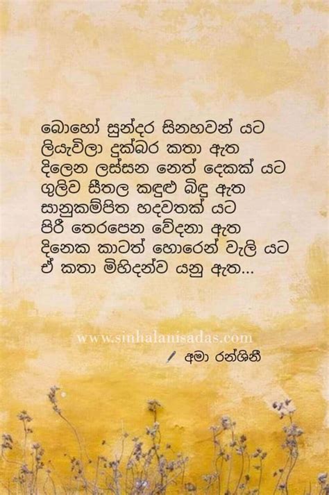 Boho Sundara Sinahawan Yata Liyawila Dukbara Katha Etha - Sinhala Nisadas