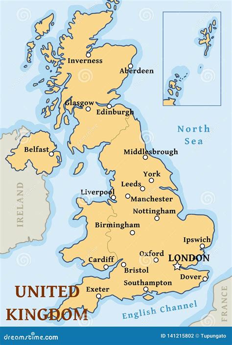 Map Of United Kingdom Cities - Cities And Towns Map