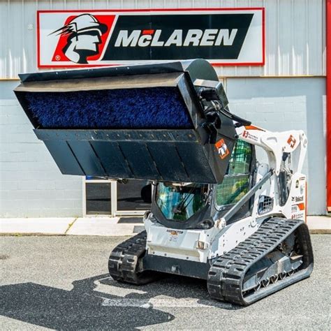 Skid Steer Pick-Up Broom | McLaren Industries - Skid Steers Direct