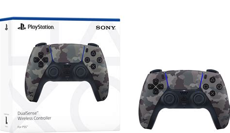 Sony PlayStation 5 DualSense Wireless Controller Gray Camouflage ...