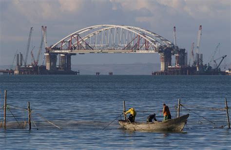 Russia Says U.S. Drones Are Spying on Its Bridge to Annexed Crimea ...