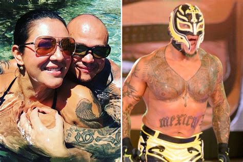 WWE legend Rey Mysterio shares rare unmasked photo and poses with wife ...