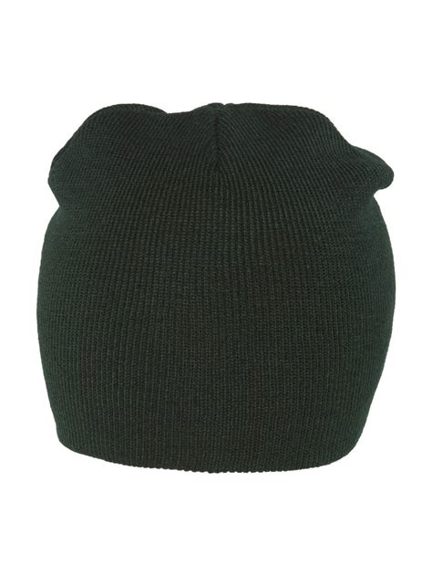 TopHeadwear - Solid Winter Short Beanies (Comes In Many Different Colors), Forest Green ...