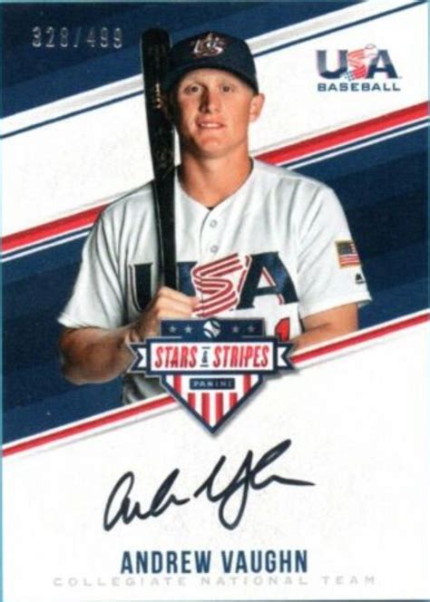 Future Watch: Andrew Vaughn Rookie Baseball Cards, White Sox