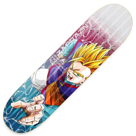 Primitive Skateboarding Marek Zapranzy Gohan Power Level Dragon Ball Z Skateboard Deck 8.38 ...